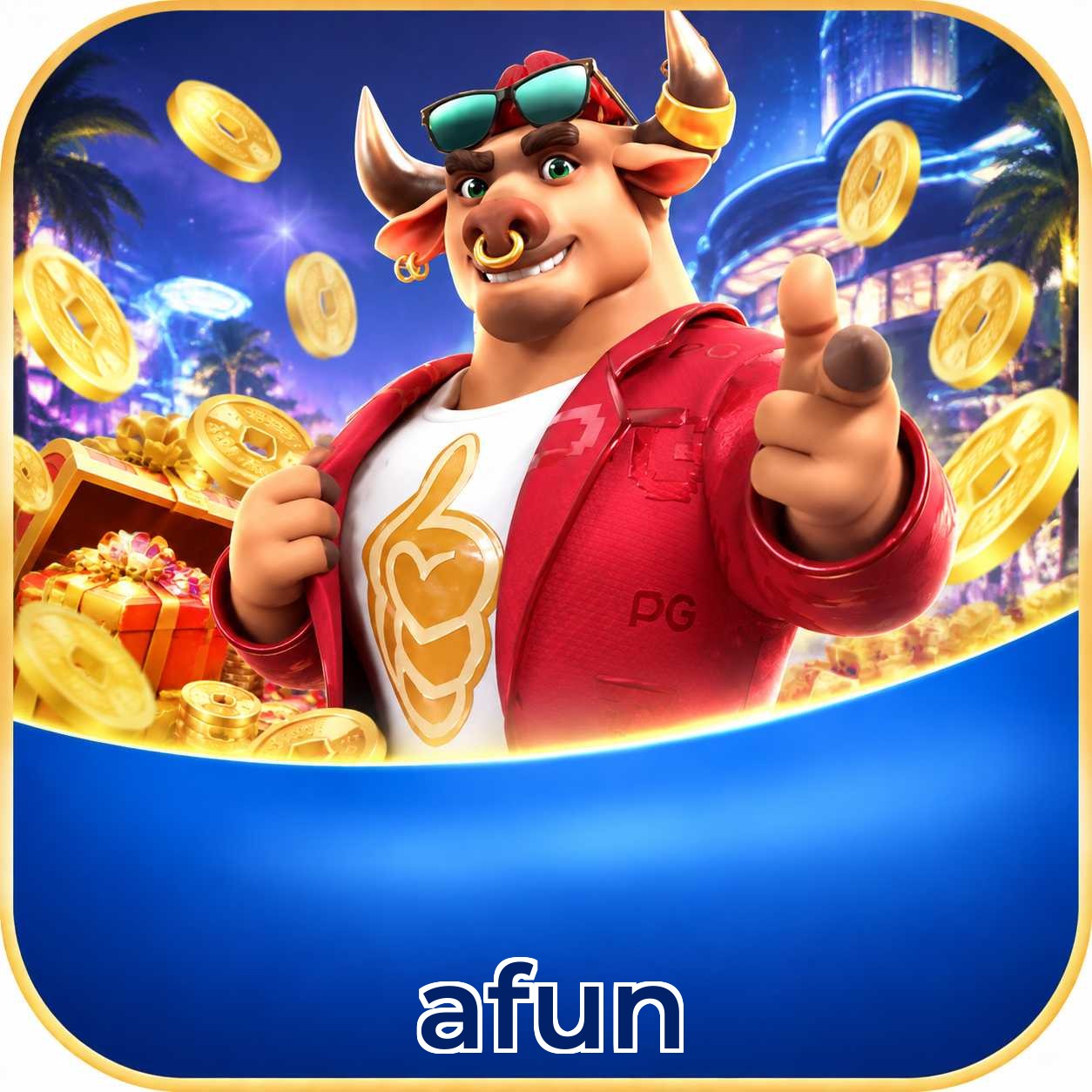 Aplicativo afun para Android e iOS com interface completa
